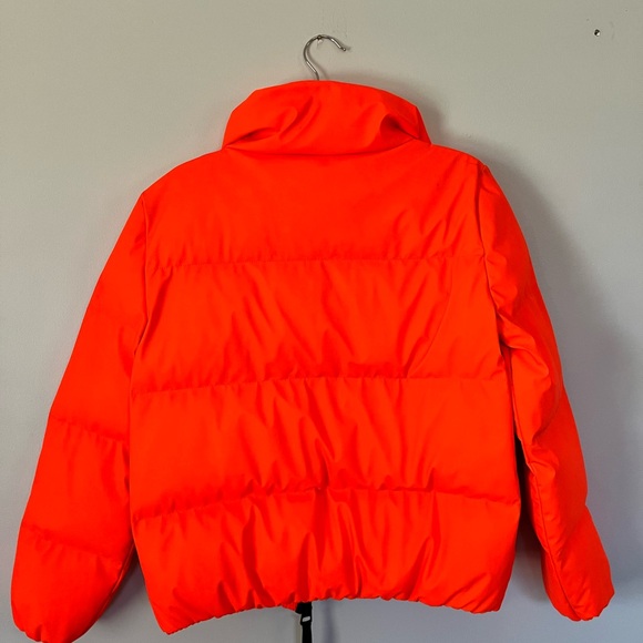 Juicy Couture Bright Orange Puffer Black Label - Picture 7 of 7